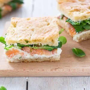 Focaccia au Saumon