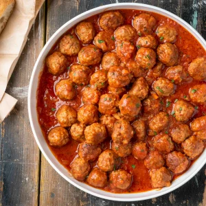 Avec Boulettes de viandes